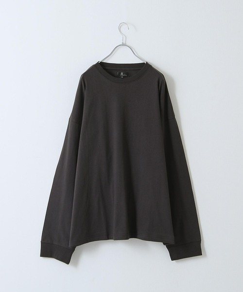 ZIP FIVE（ジップファイブ）の「【ZIP FIVE】【USAコットン】【8oz】バルーンスリーブビッグシルエット 高密度ヘビーウェイトロング長袖Tシャツ（Tシャツ/カットソー・メンズ・ブラック/チャコール/ホワイト・LARGE/MEDIUM）」の16枚目の写真