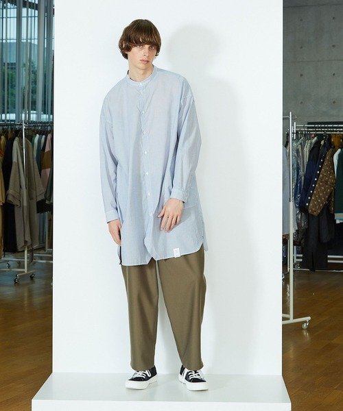 FRAPBOIS（フラボア）の「PARK ストライプロングシャツ（シャツ