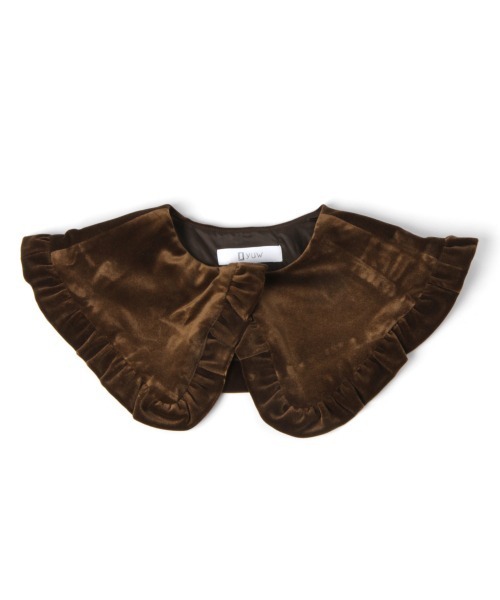 yuw（ユウ）の「VELOUR COLLAR　229466（付け襟・レディース・ブラック/ブラウン・FREE）」の10枚目の写真