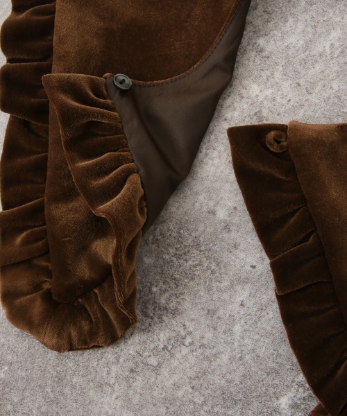 yuw（ユウ）の「VELOUR COLLAR　229466（付け襟・レディース・ブラック/ブラウン・FREE）」の19枚目の写真