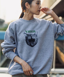 GLOSTER | 《犬猫シリーズ第3弾!》【GLOSTER/グロスター】DOG&CAT 犬猫プリント スウェット(スウェット)