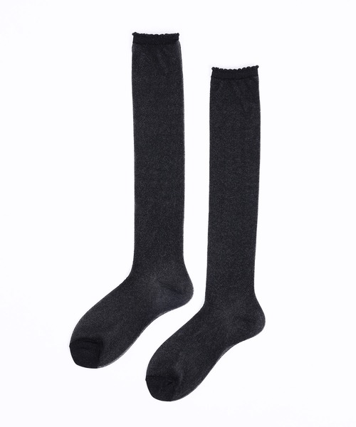 WC(ダブル シー)の「ラメソックス(ソックス/靴下・レディース・ブラック/シルバー/オレンジ/グリーン・FREE)」の15枚目の写真