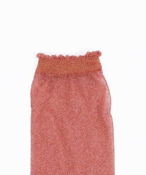 WC(ダブル シー)の「ラメソックス(ソックス/靴下・レディース・ブラック/シルバー/オレンジ/グリーン・FREE)」の6枚目の写真