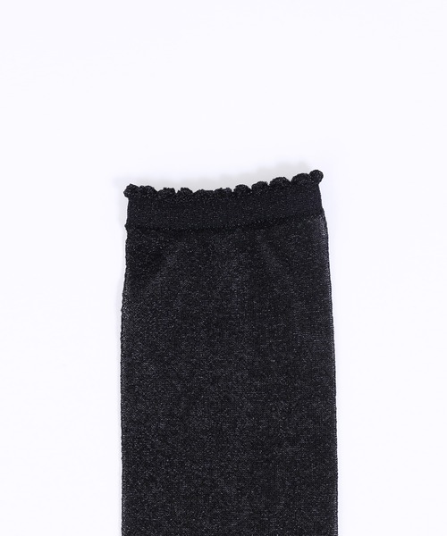 WC(ダブル シー)の「ラメソックス(ソックス/靴下・レディース・ブラック/シルバー/オレンジ/グリーン・FREE)」の9枚目の写真