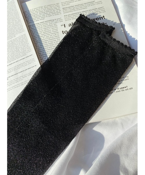 WC(ダブル シー)の「ラメソックス(ソックス/靴下・レディース・ブラック/シルバー/オレンジ/グリーン・FREE)」の14枚目の写真