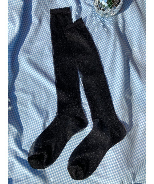 WC(ダブル シー)の「ラメソックス(ソックス/靴下・レディース・ブラック/シルバー/オレンジ/グリーン・FREE)」の16枚目の写真