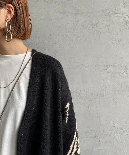 PENDLETON（ペンドルトン）の「[PENDLETON/ペンドルトン] Vネック ニットカーディガン（カーディガン/ボレロ・レディース・ブラック系2/ブラック系1・L/M）」の18枚目の写真