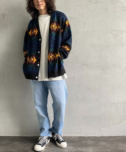 PENDLETON（ペンドルトン）の「[PENDLETON/ペンドルトン] Vネック ニットカーディガン（カーディガン/ボレロ・レディース・ブラック系2/ブラック系1・L/M）」の11枚目の写真