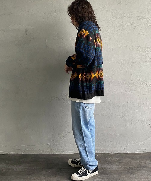 PENDLETON（ペンドルトン）の「[PENDLETON/ペンドルトン] Vネック ニットカーディガン（カーディガン/ボレロ・レディース・ブラック系2/ブラック系1・L/M）」の6枚目の写真