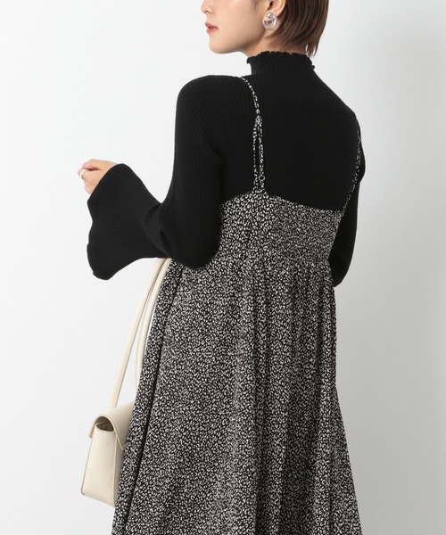 Heather（ヘザー）の「ソデフレアピタニット  239617（ニット/セーター・レディース・ブラック/オレンジ/オフホワイト/ブルー・FREE）」の13枚目の写真