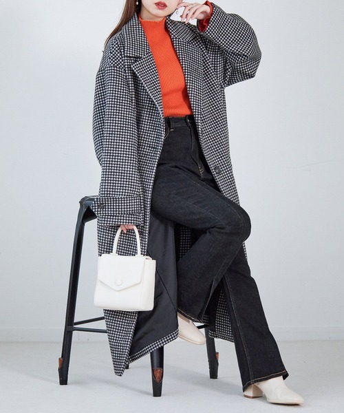 Heather（ヘザー）の「ソデフレアピタニット  239617（ニット/セーター・レディース・ブラック/オレンジ/オフホワイト/ブルー・FREE）」の17枚目の写真