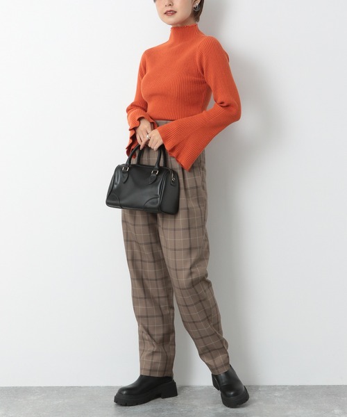 Heather（ヘザー）の「ソデフレアピタニット  239617（ニット/セーター・レディース・ブラック/オレンジ/オフホワイト/ブルー・FREE）」の20枚目の写真