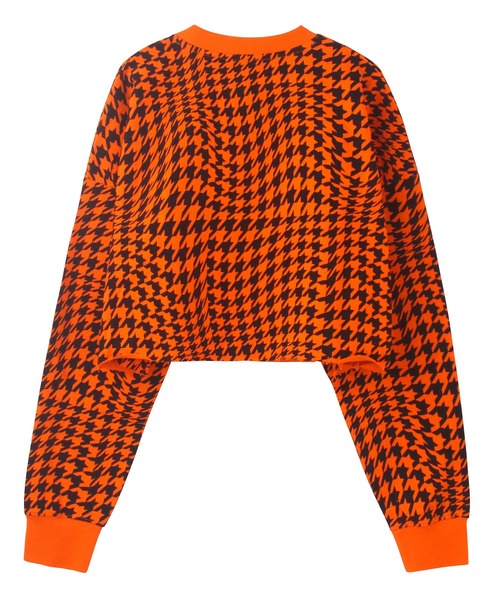 X-girl(エックスガール)の「CARGO POCKET SWEAT TOP(スウェット・レディース・ブラック/オレンジ/アッシュ・M/S)」の8枚目の写真