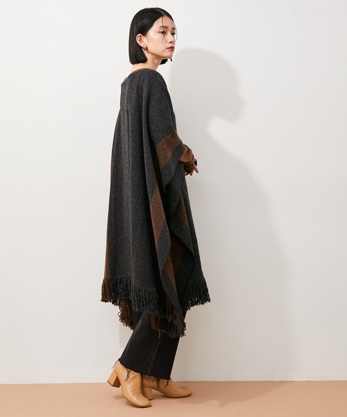 ADAWAS（アダワズ）の「【ADAWAS】FRINGED KAFTAN（ポンチョ）」 - WEAR