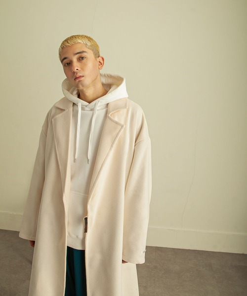 【セール】ウールライクメルトンタイロッケンコート（トレンチコート）｜Nilway（ニルウェイ）