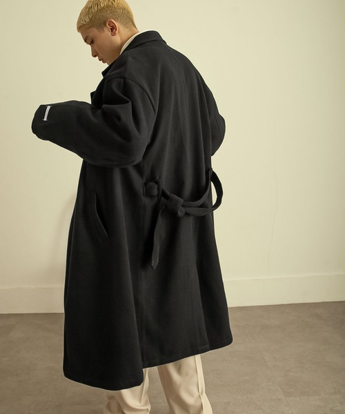 【セール】ウールライクメルトンタイロッケンコート（トレンチコート）｜Nilway（ニルウェイ）