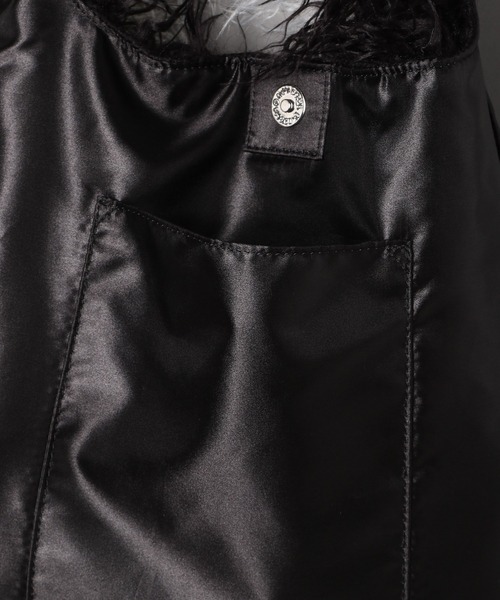 JEANASIS（ジーナシス）の「ファートートバッグ/256093（トートバッグ・レディース・ホワイト系その他/ブラック系その他・FREE）」の7枚目の写真