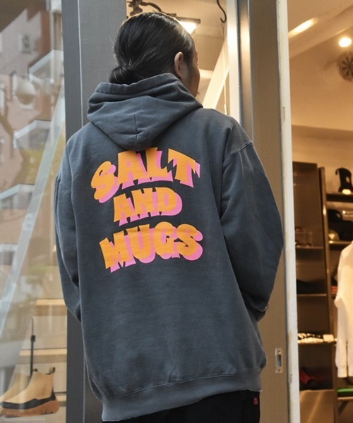 SALT&MUGS(ソルトアンドマグス)の「SUN CAL PARKA(パーカー・メンズ・ブラック/ホワイト・MEDIUM/LARGE/X-LARGE)」の9枚目の写真