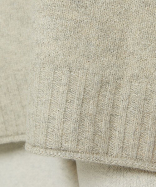 FREAK'S STORE（フリークスストア）の「ポケット付きニットプルオーバー（ニット/セーター・レディース・ブラック/オフホワイト/サックスブルー/マスタード・ﾌﾘ-）」の19枚目の写真