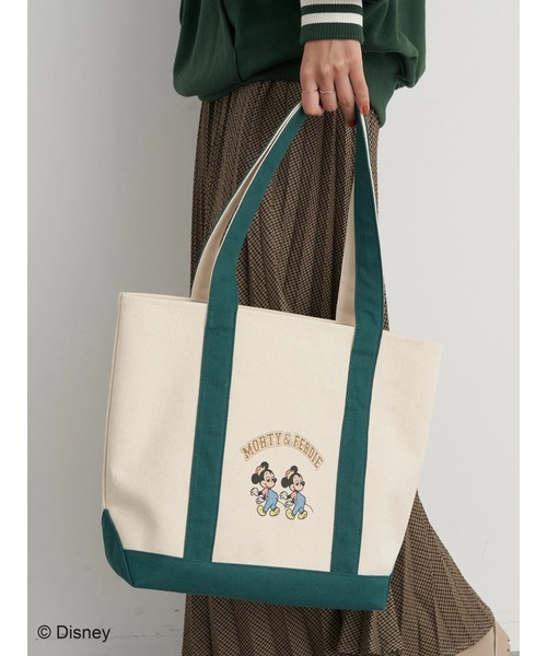 earth music&ecology（アースミュージックアンドエコロジー）の「MORTY&FERDIE / トートバック＊（トートバッグ・レディース・ナチュラル・FREE）」の4枚目の写真