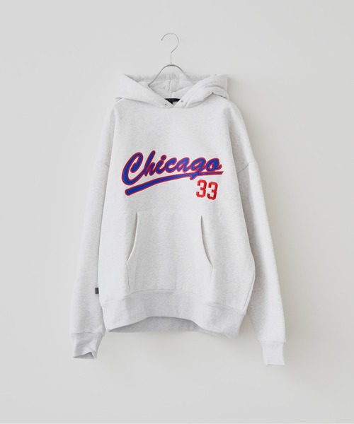 CPCM(シーピーシーエム)の「CHICAGO裏起毛パーカー(パーカー・メンズ・グレー/チャコールグレー/グリーン/グレー系その他・MEDIUM/LARGE)」の10枚目の写真