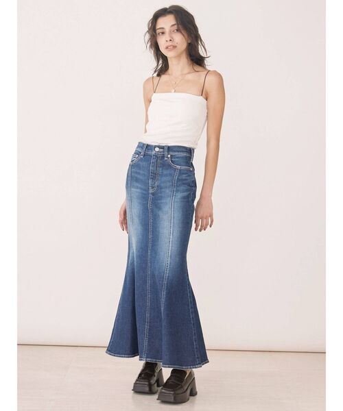 EVRIS(エヴリス)の「カラーストラップリブキャミソール(キャミソール・レディース・グリーン/ホワイト/ブラック/パープル・FREE)」の8枚目の写真