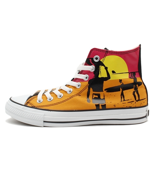CONVERSE（コンバース）の「ALL STAR THE ENDLESS SUMMER MV HI / オールスター エンドレスサマー MV HI（スニーカー・レディース・オレンジ・8.5/6.5/3/3.5/7.5/9.5/4.5/5/5.5/7/6/4/9/8/10.5）」の10枚目の写真