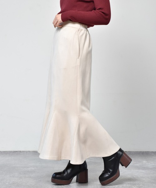 ems excite（エムズエキサイト）の「キリカエマーメイドスカート（スカート・レディース・ブラック/オレンジ/アイボリー/ライトピンク・FREE）」の15枚目の写真