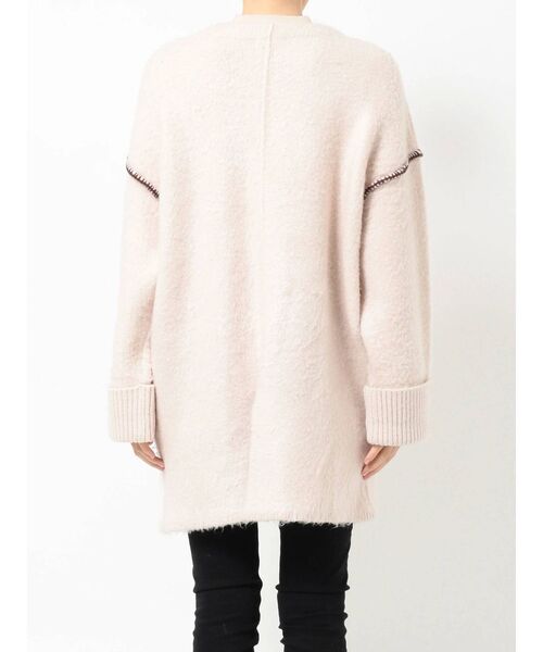 MURUA（ムルーア）の「アウトリンキングニットガウン（カーディガン/ボレロ・レディース・ブラック/アイボリー・FREE）」の17枚目の写真