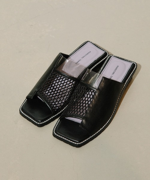 MARECHAL TERRE(マルシャルテル)の「メッシュサンダル(サンダル・レディース・ホワイト/ブラック/グリーン/モカ・22.5cm/23.5cm/24.5cm)」の5枚目の写真