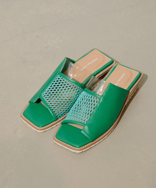 MARECHAL TERRE(マルシャルテル)の「メッシュサンダル(サンダル・レディース・ホワイト/ブラック/グリーン/モカ・22.5cm/23.5cm/24.5cm)」の7枚目の写真