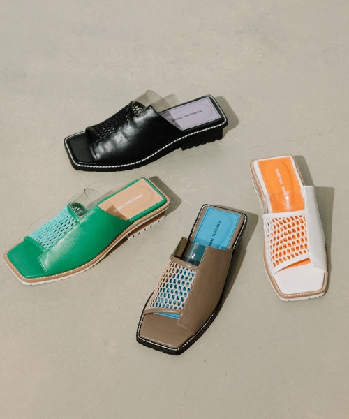 MARECHAL TERRE(マルシャルテル)の「メッシュサンダル(サンダル・レディース・ホワイト/ブラック/グリーン/モカ・22.5cm/23.5cm/24.5cm)」の8枚目の写真