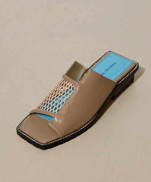 MARECHAL TERRE(マルシャルテル)の「メッシュサンダル(サンダル・レディース・ホワイト/ブラック/グリーン/モカ・22.5cm/23.5cm/24.5cm)」の9枚目の写真