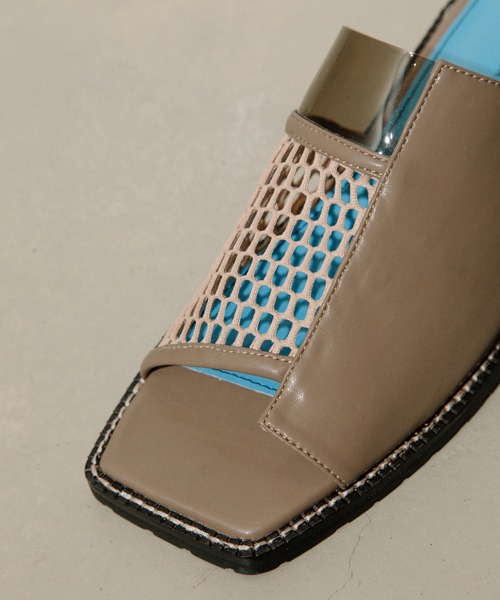 MARECHAL TERRE(マルシャルテル)の「メッシュサンダル(サンダル・レディース・ホワイト/ブラック/グリーン/モカ・22.5cm/23.5cm/24.5cm)」の14枚目の写真