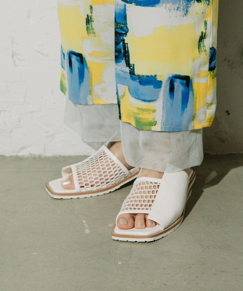 MARECHAL TERRE(マルシャルテル)の「メッシュサンダル(サンダル・レディース・ホワイト/ブラック/グリーン/モカ・22.5cm/23.5cm/24.5cm)」の20枚目の写真