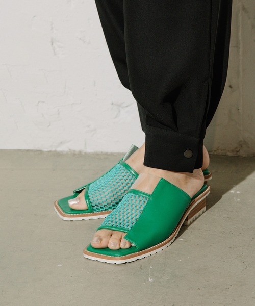 MARECHAL TERRE(マルシャルテル)の「メッシュサンダル(サンダル・レディース・ホワイト/ブラック/グリーン/モカ・22.5cm/23.5cm/24.5cm)」の21枚目の写真