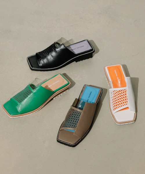 MARECHAL TERRE(マルシャルテル)の「メッシュサンダル(サンダル・レディース・ホワイト/ブラック/グリーン/モカ・22.5cm/23.5cm/24.5cm)」の22枚目の写真