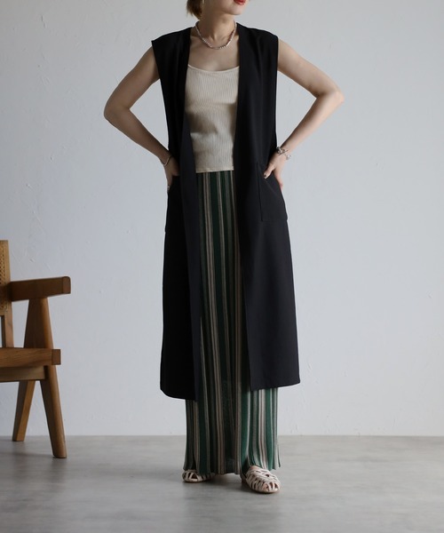 Brocante ブロカント 前後着 ギャルソン ジレ ベスト