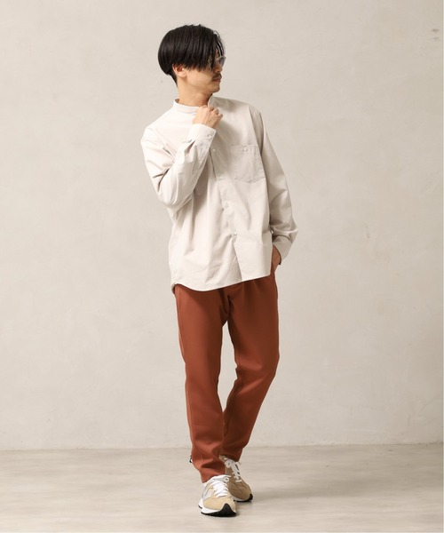 417 EDIFICE（フォーワンセブンエディフィス）の「ダブルポケット バンドカラーシャツ（シャツ/ブラウス・メンズ・グレー/グリーン/ブルー・SMALL/MEDIUM/LARGE）」の16枚目の写真