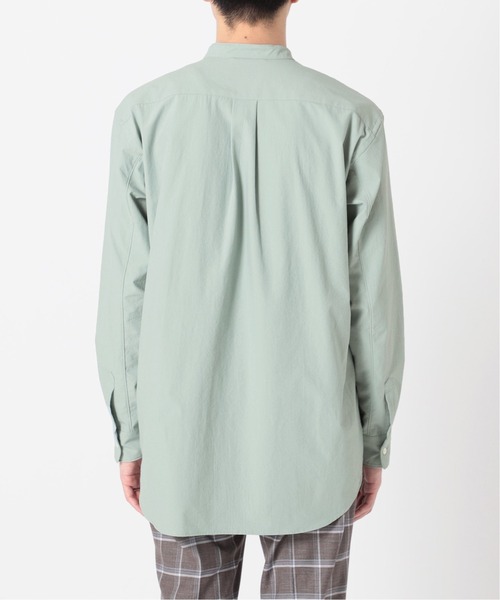 417 EDIFICE（フォーワンセブンエディフィス）の「ダブルポケット バンドカラーシャツ（シャツ/ブラウス・メンズ・グレー/グリーン/ブルー・SMALL/MEDIUM/LARGE）」の12枚目の写真