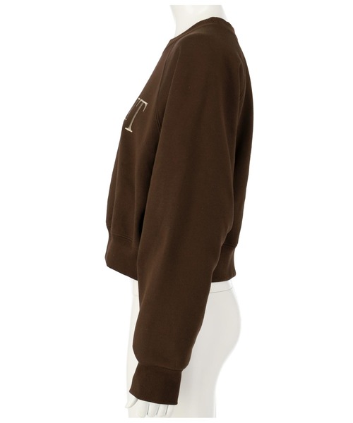 ANAP（アナップ）の「ロゴ刺繍裏起毛プルオーバー（スウェット・レディース・ライトグレー/ブラウン/ブルー・FREE）」の9枚目の写真