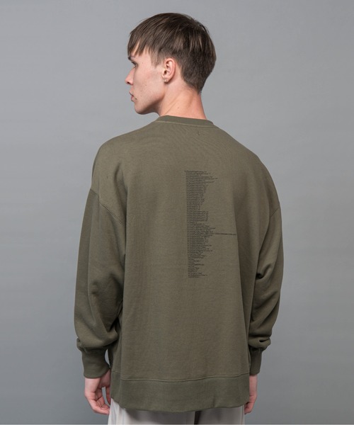 MR.OLIVE(ミスターオリーブ)の「MR.OLIVE×青木柊野 コラボレーション / TYPE- B PRINT スウェット(トレーナー)(スウェット・メンズ・ブラック/カーキ・LARGE/MEDIUM/SMALL)」の13枚目の写真