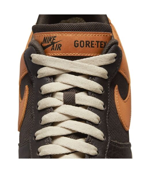 NIKE（ナイキ）の「ナイキ エア フォース 1 GTX メンズシューズ / Nike Air Force 1 GTX ＜24-30cm 展開＞（スニーカー・メンズ・ダークブラウン/カーキ系・28/29.5/27/25/26/24.5/27.5/29/30/26.5/24/25.5/28.5）」の19枚目の写真