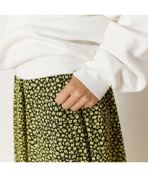 スカート THE SHINZONE YELLOW FLOWER SKIRT THE SHINZONE シンゾーン デイジー スカート DAISY SKIRT ロング