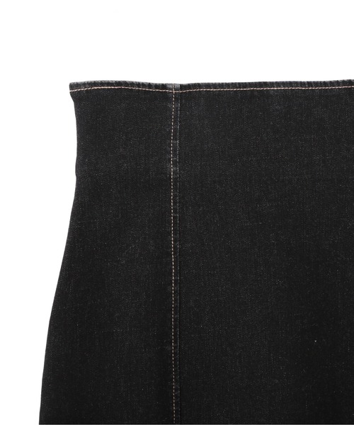 PROPORTION BODY DRESSING(プロポーションボディドレッシング)の「トライアングルデニムマーメイド / 1212120300(スカート・レディース・ブラック/ダークネイビー・SMALL/MEDIUM)」の13枚目の写真