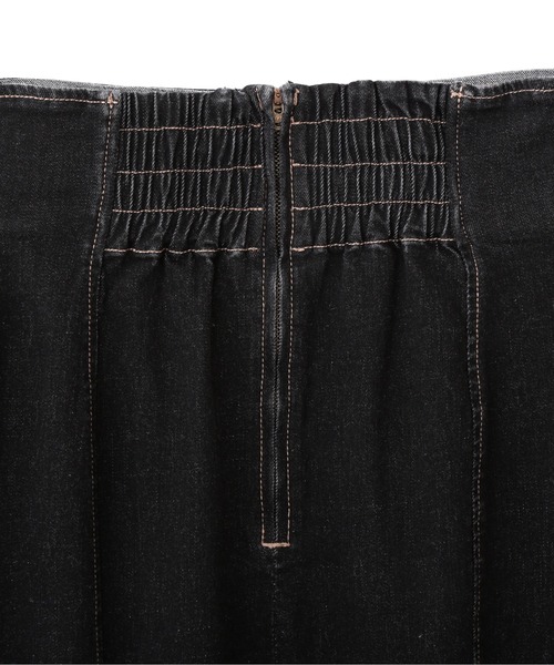 PROPORTION BODY DRESSING(プロポーションボディドレッシング)の「トライアングルデニムマーメイド / 1212120300(スカート・レディース・ブラック/ダークネイビー・SMALL/MEDIUM)」の15枚目の写真