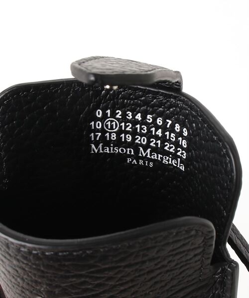 Maison Margiela（メゾンマルジェラ）の「Maison Margiela PHONE NECK POUCH（スマホケース/カバー・レディース・ブラック・FREE）」の4枚目の写真