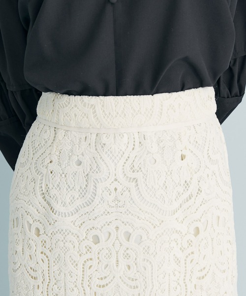 VIS（ビス）の「レースマーメイドスカート（スカート・レディース・グレー/キナリ/グリーン/ホワイト系その他5・S/M）」の14枚目の写真