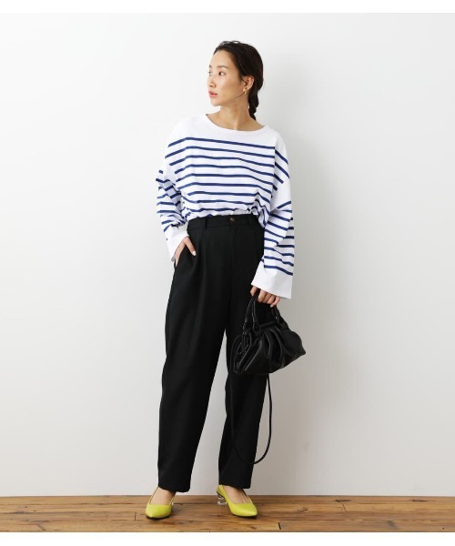 RODEO CROWNS WIDE BOWL（ロデオクラウンズワイドボウル）の「イージータックパンツ（その他パンツ・レディース・ブラック/ライトグレー/ベージュ・FREE）」の13枚目の写真