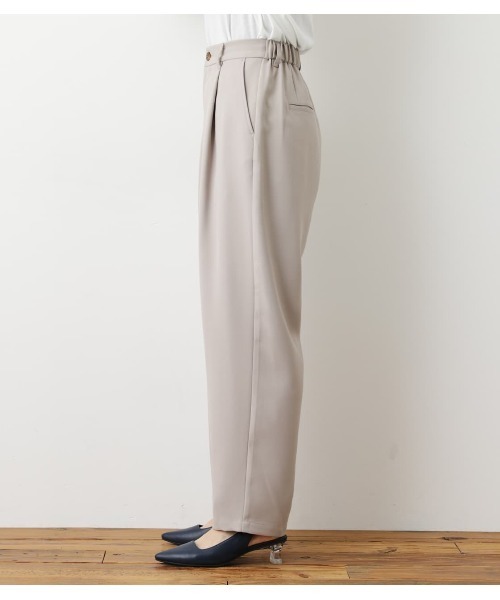 RODEO CROWNS WIDE BOWL（ロデオクラウンズワイドボウル）の「イージータックパンツ（その他パンツ・レディース・ブラック/ライトグレー/ベージュ・FREE）」の4枚目の写真